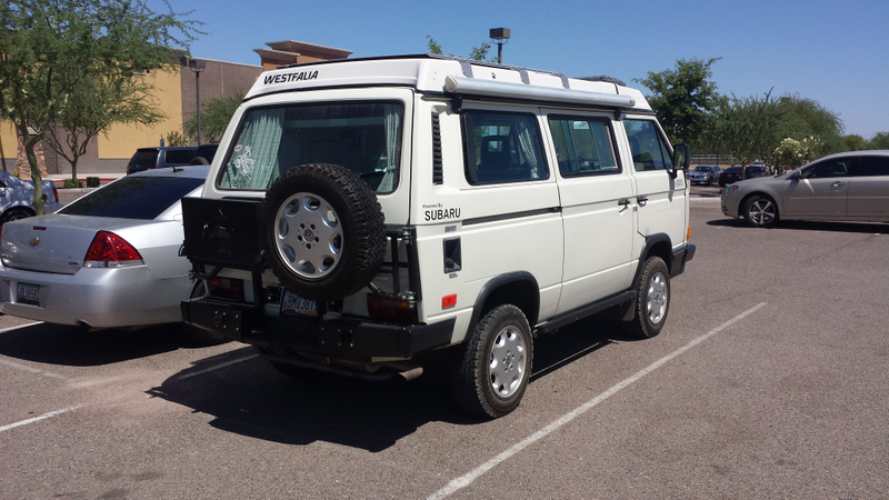 Illustration for article titled Sexy Subaru-powered Vanagon Syncro